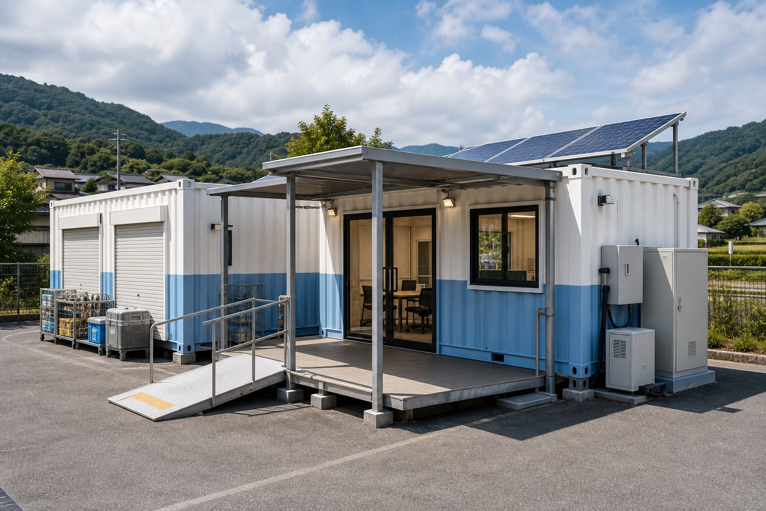 STARCONTAINER 防災拠点型コンテナの利用イメージ